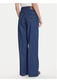 Lee Jeansy Stella 112107279 Granatowy Wide Leg. Kolor: niebieski