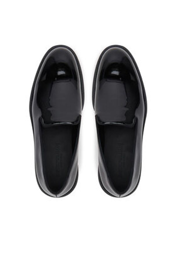 Emporio Armani Półbuty X4J110 XAT24 00002 Czarny. Kolor: czarny. Materiał: skóra, lakier