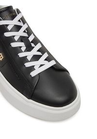 TOMMY HILFIGER - Tommy Hilfiger Sneakersy FW0FW08631 Czarny. Kolor: czarny. Materiał: skóra #3