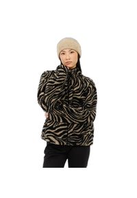 Damski polar Protest Adele. Kolor: wielokolorowy, beżowy, brązowy. Materiał: polar #1