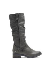 Mustang Kozaki 1293-602 Szary. Kolor: szary. Materiał: materiał #1