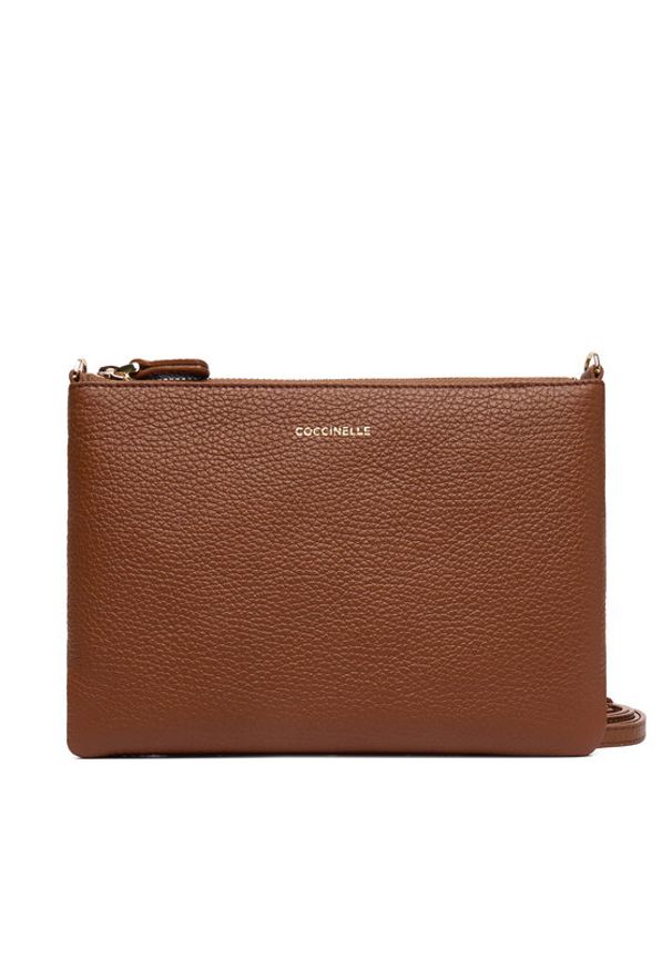 Coccinelle Torebka MMA Best Crossbody E5 MMA 55 F5 01 Brązowy. Kolor: brązowy. Materiał: skórzane