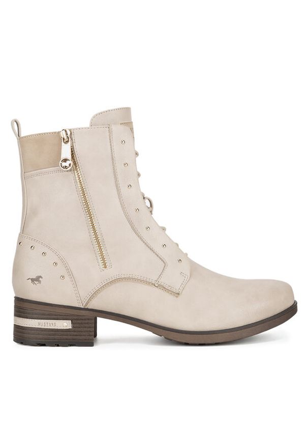 Mustang Trzewiki 1229-522 BIG Biały. Kolor: biały. Materiał: materiał