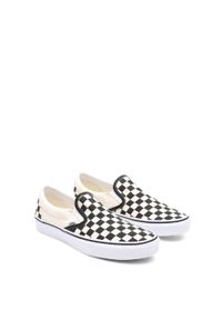 Vans - Obuwie sportowe Mężczyzna VANS UA Classic Slip-On. Zapięcie: bez zapięcia. Kolor: biały. Materiał: tkanina. Model: Vans Classic. Sport: skateboard