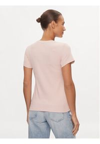 Calvin Klein Jeans T-Shirt J20J223358 Różowy Slim Fit. Kolor: różowy. Materiał: bawełna #3