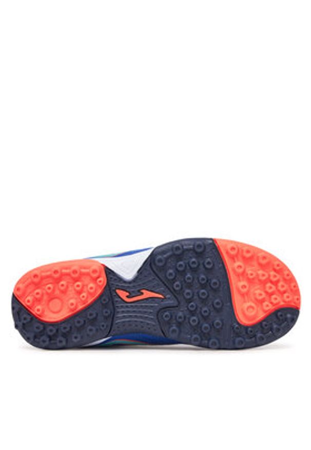 Joma Buty do piłki nożnej Toledo Jr 2504 TOJS2504TF Niebieski. Kolor: niebieski. Materiał: skóra