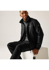 Regatta - Kurtka turystyczna męska Lyle IV przeciwdeszczowa. Kolor: czarny. Materiał: poliamid. Sport: turystyka piesza #1