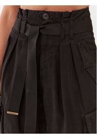 Pinko Spodnie materiałowe Ronfare 101840 A0D5 Czarny Cropped Fit. Kolor: czarny. Materiał: bawełna