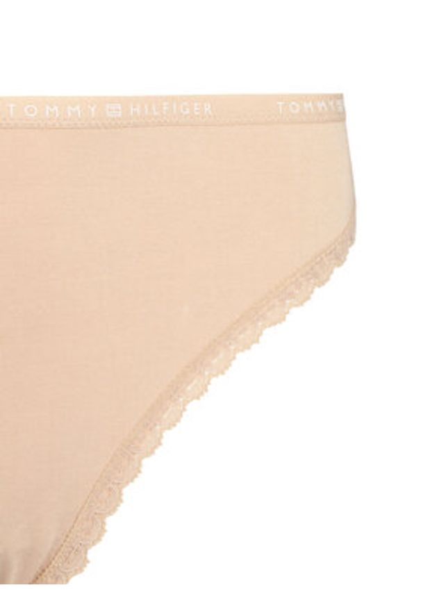 TOMMY HILFIGER - Tommy Hilfiger Komplet 3 par stringów UW0UW05954 Kolorowy. Materiał: bawełna. Wzór: kolorowy
