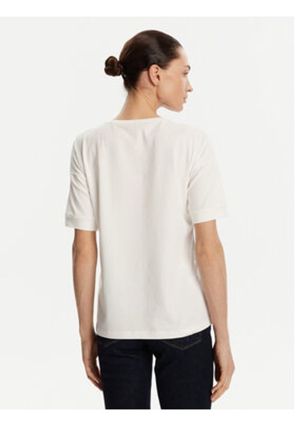 Olsen T-Shirt 11105007 Biały Relaxed Fit. Kolor: biały. Materiał: bawełna