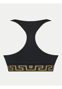 VERSACE - Versace Biustonosz top AUD01039 1A10011 Czarny. Kolor: czarny. Materiał: bawełna #3