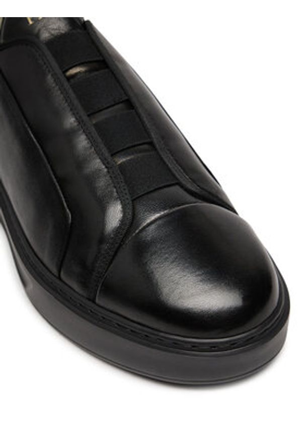 Fabi Sneakersy FU1235 Czarny. Kolor: czarny. Materiał: skóra