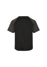 Urban Classics - T-shirt Dla Chłopca Kontrastowa Raglanowa. Kolor: czarny. Długość rękawa: raglanowy rękaw. Sport: turystyka piesza