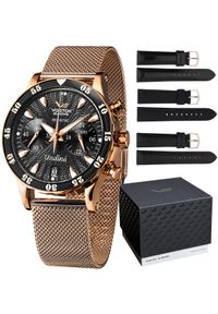 Zegarek damski Vostok Europe VK64-515B568B różowe złoto. Kolor: złoty, wielokolorowy, różowy #1