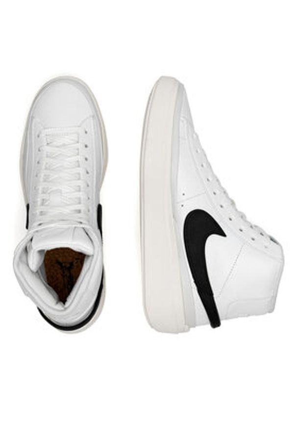 Nike Sneakersy DX5800-100-M Biały. Kolor: biały. Materiał: skóra