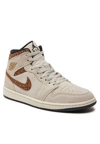Nike Sneakersy Air Jordan 1 Mid Se DZ4129 102 Beżowy. Kolor: beżowy. Materiał: zamsz, skóra. Model: Nike Air Jordan