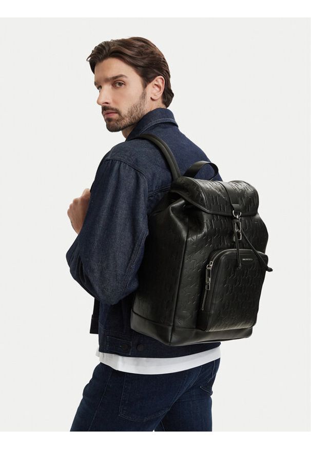 Karl Lagerfeld - KARL LAGERFELD Plecak A3M30180 Czarny. Kolor: czarny. Materiał: materiał