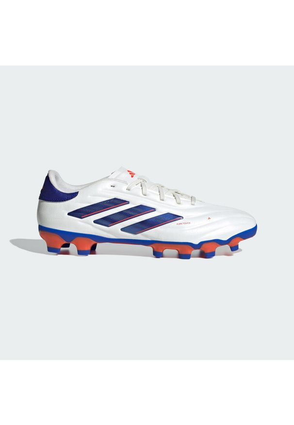 Adidas - Buty Copa Pure 2 Pro MG. Kolor: czerwony, niebieski, biały, wielokolorowy. Materiał: materiał, skóra. Sport: piłka nożna