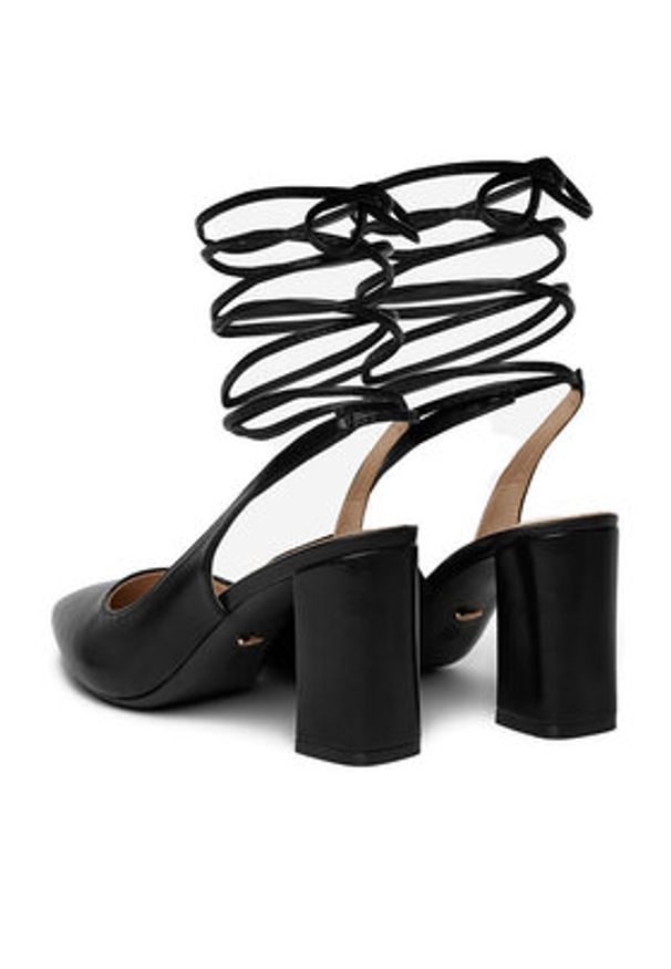 DeeZee Sandały HLL-31 Czarny. Kolor: czarny. Materiał: materiał, syntetyk