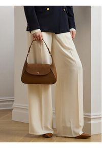Lauren Ralph Lauren - LAUREN RALPH LAUREN Torebka 431969364002 Brązowy. Kolor: brązowy. Materiał: skórzane