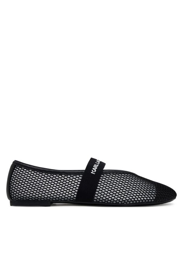Karl Lagerfeld - Baleriny KARL LAGERFELD. Kolor: czarny