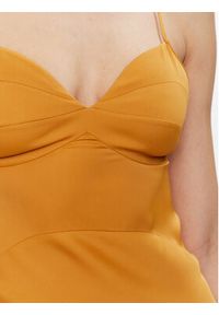 Calvin Klein Sukienka koktajlowa K20K205228 Pomarańczowy Slim Fit. Kolor: pomarańczowy. Materiał: wiskoza. Styl: wizytowy #2
