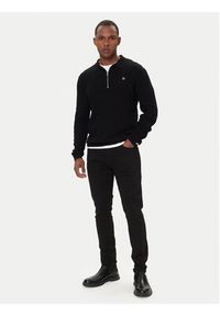 Hugo - HUGO Sweter Sastoro 50524556 Czarny Regular Fit. Kolor: czarny. Materiał: syntetyk #5