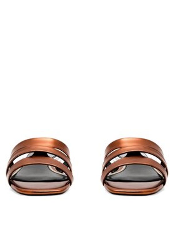 Nine West Klapki 123AL1207-1 Brązowy. Kolor: brązowy. Materiał: syntetyk