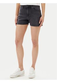 Wrangler Szorty jeansowe Cowboy 112362695 Czarny Relaxed Fit. Kolor: czarny. Materiał: bawełna