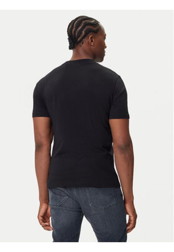 Hugo - HUGO T-Shirt Deterni 50544496 Czarny Regular Fit. Kolor: czarny. Materiał: bawełna