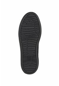 Geox Buty kolor czarny na płaskiej podeszwie. Nosek buta: okrągły. Zapięcie: sznurówki. Kolor: czarny. Szerokość cholewki: normalna. Obcas: na płaskiej podeszwie #3