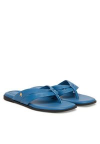 TOMMY HILFIGER - Tommy Hilfiger Japonki FW0FW09216 Niebieski. Kolor: niebieski. Materiał: skóra #6