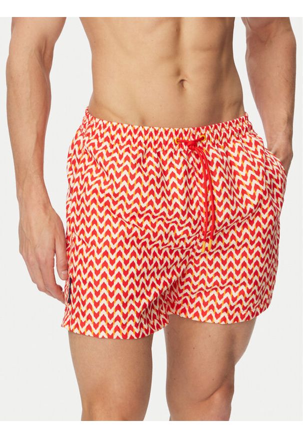 YSABEL MORA - Ysabel Mora Szorty kąpielowe 90397 Czerwony jasny Regular Fit. Kolor: czerwony. Materiał: syntetyk