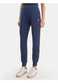 Guess Spodnie dresowe V4YB08 KCAY2 Granatowy Regular Fit. Kolor: niebieski. Materiał: syntetyk #1