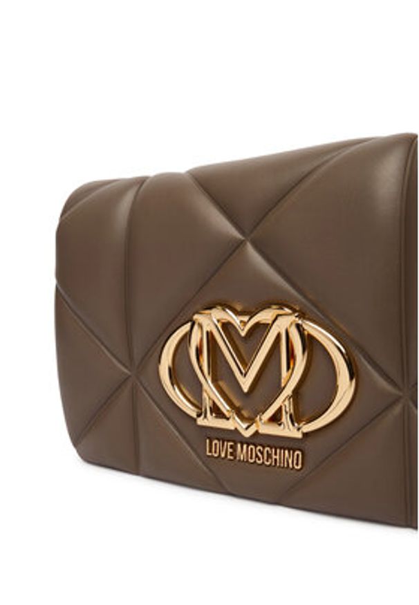 Love Moschino - LOVE MOSCHINO Torebka JC4043PP1OLC0203 Brązowy. Kolor: brązowy. Materiał: skórzane