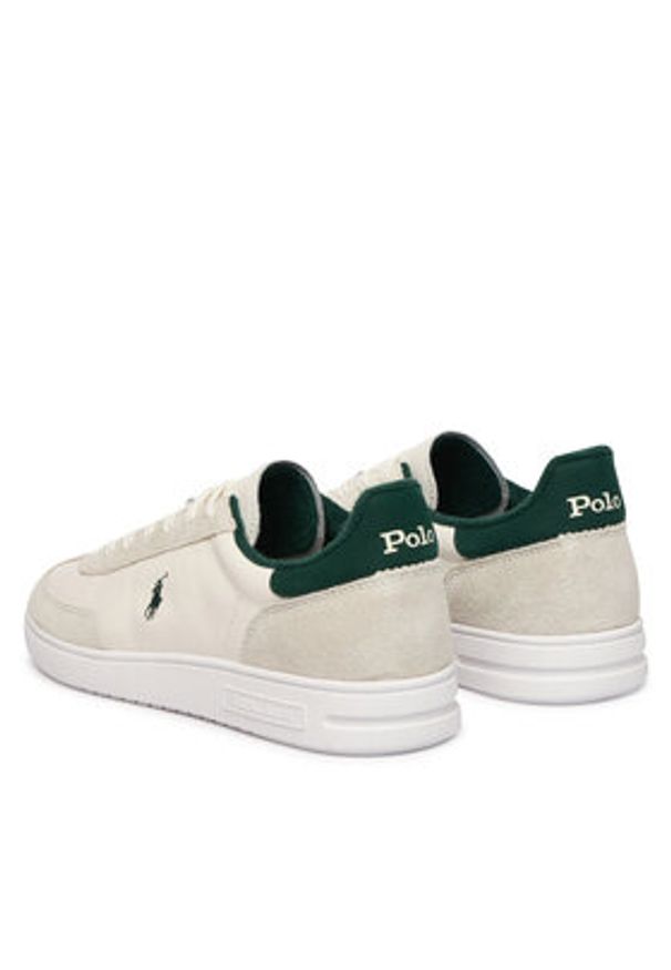 Polo Ralph Lauren Sneakersy 809P07173003 Biały. Kolor: biały. Materiał: skóra, zamsz