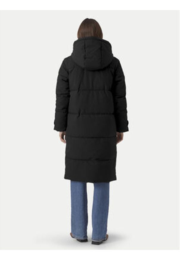 Vero Moda Płaszcz zimowy Margaret 10299498 Czarny Regular Fit. Kolor: czarny. Materiał: syntetyk. Sezon: zima