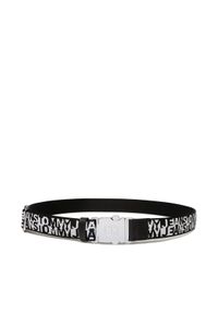 Tommy Jeans Pasek Damski Tjw Fashion Webbing 3.0 AW0AW14613 Czarny. Kolor: czarny. Materiał: materiał #1