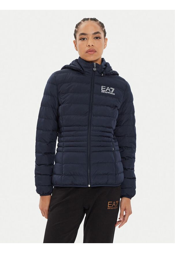 EA7 Emporio Armani Kurtka przejściowa 8NTB23 TNF8Z 1562 Granatowy Regular Fit. Kolor: niebieski. Materiał: syntetyk