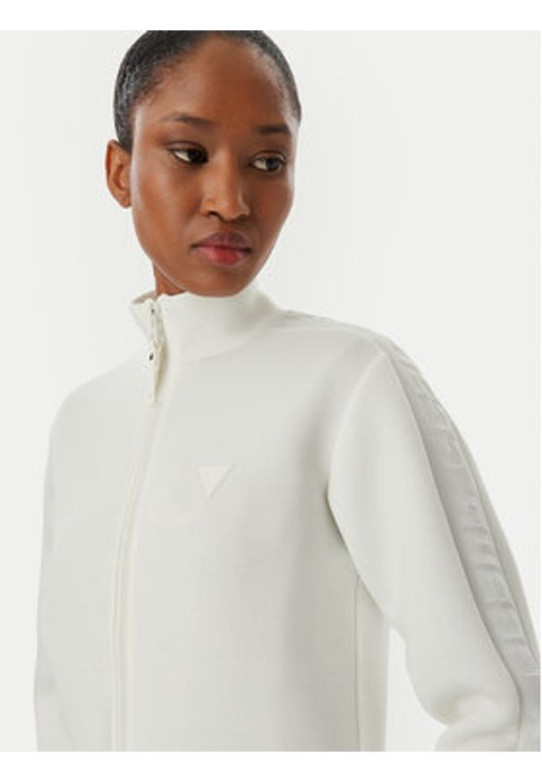 Guess Bluza Allie V2YQ17 K7UW2 Biały Regular Fit. Kolor: biały. Materiał: wiskoza