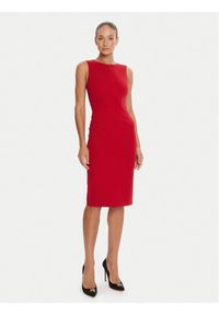 Marciano Guess Sukienka koktajlowa 5YGK30 7160A Czerwony Slim Fit. Kolor: czerwony. Materiał: syntetyk. Styl: wizytowy