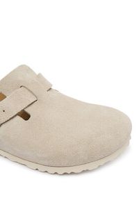 Birkenstock Klapki Boston 1031662 Beżowy. Kolor: beżowy. Materiał: zamsz, skóra #5