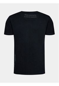 North Sails T-Shirt MASERATI 453016 Czarny Regular Fit. Kolor: czarny. Materiał: bawełna #3