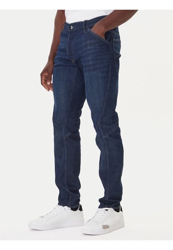 G-Star RAW - G-Star Raw Jeansy Kitoh 3D D27395-D441 Granatowy Slim Fit. Kolor: niebieski. Materiał: bawełna