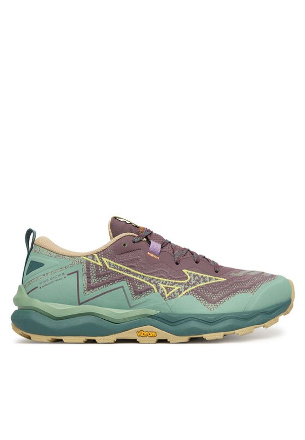 Mizuno Buty do biegania Wave Daichi 9 J1GK2571 33 Zielony. Kolor: zielony. Materiał: materiał. Model: Mizuno Wave
