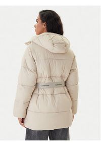 Calvin Klein Jeans Kurtka zimowa LV047D507G Beżowy Regular Fit. Kolor: beżowy. Materiał: syntetyk. Sezon: zima #4