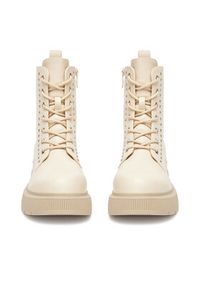 DeeZee Trzewiki HX24026-1 Écru. Materiał: materiał #3