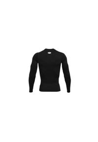 Bluza Under Armour Heatgear Armour Long Sleeve, Mężczyźni. Kolor: wielokolorowy, czarny, szary. Materiał: poliester, materiał. Długość rękawa: długi rękaw