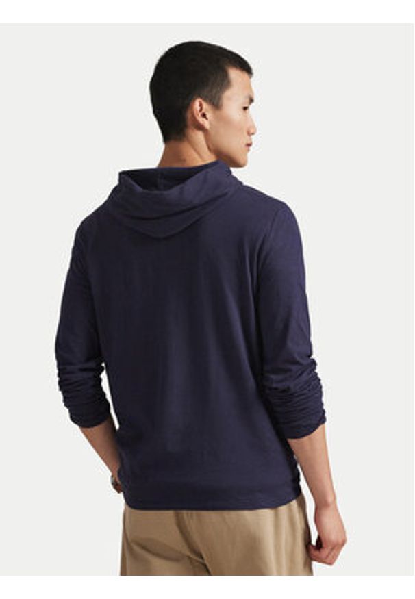 Polo Ralph Lauren Longsleeve 710847203013 Granatowy Regular Fit. Typ kołnierza: polo. Kolor: niebieski. Materiał: bawełna. Długość rękawa: długi rękaw