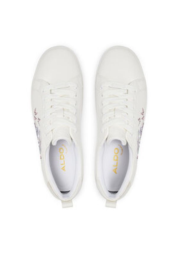 Aldo Sneakersy Meadow 13711711 Biały. Kolor: biały. Materiał: skóra